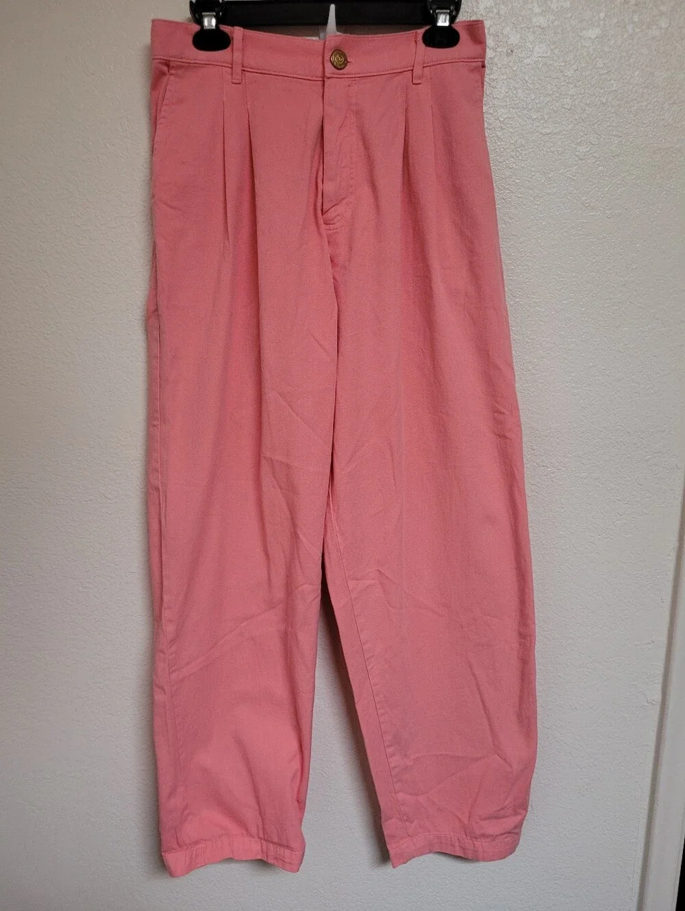 Big Bud Press Coral Pink Pleated Women’s Trouser